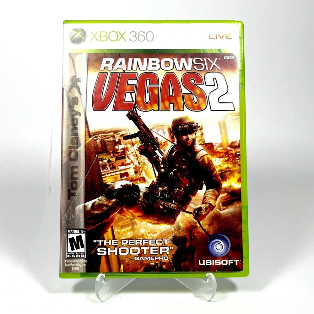 Tom Clancy's Rainbow Six Vegas 2 Xbox 360 Video Game Bonus Disc EndWar Bundle
